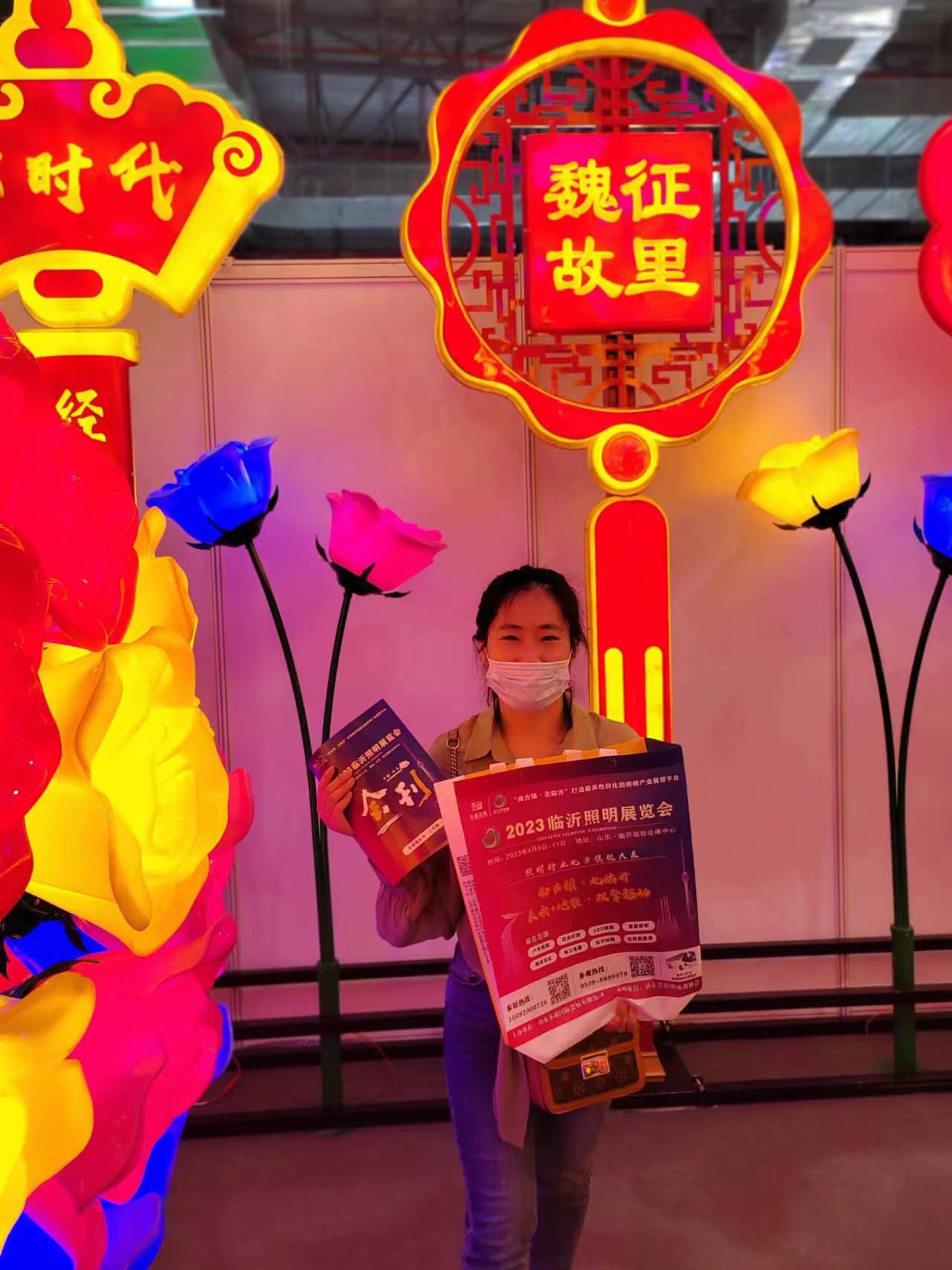 展会现场宣传丨 2023临沂照明展览会走进古镇灯博会(图6)